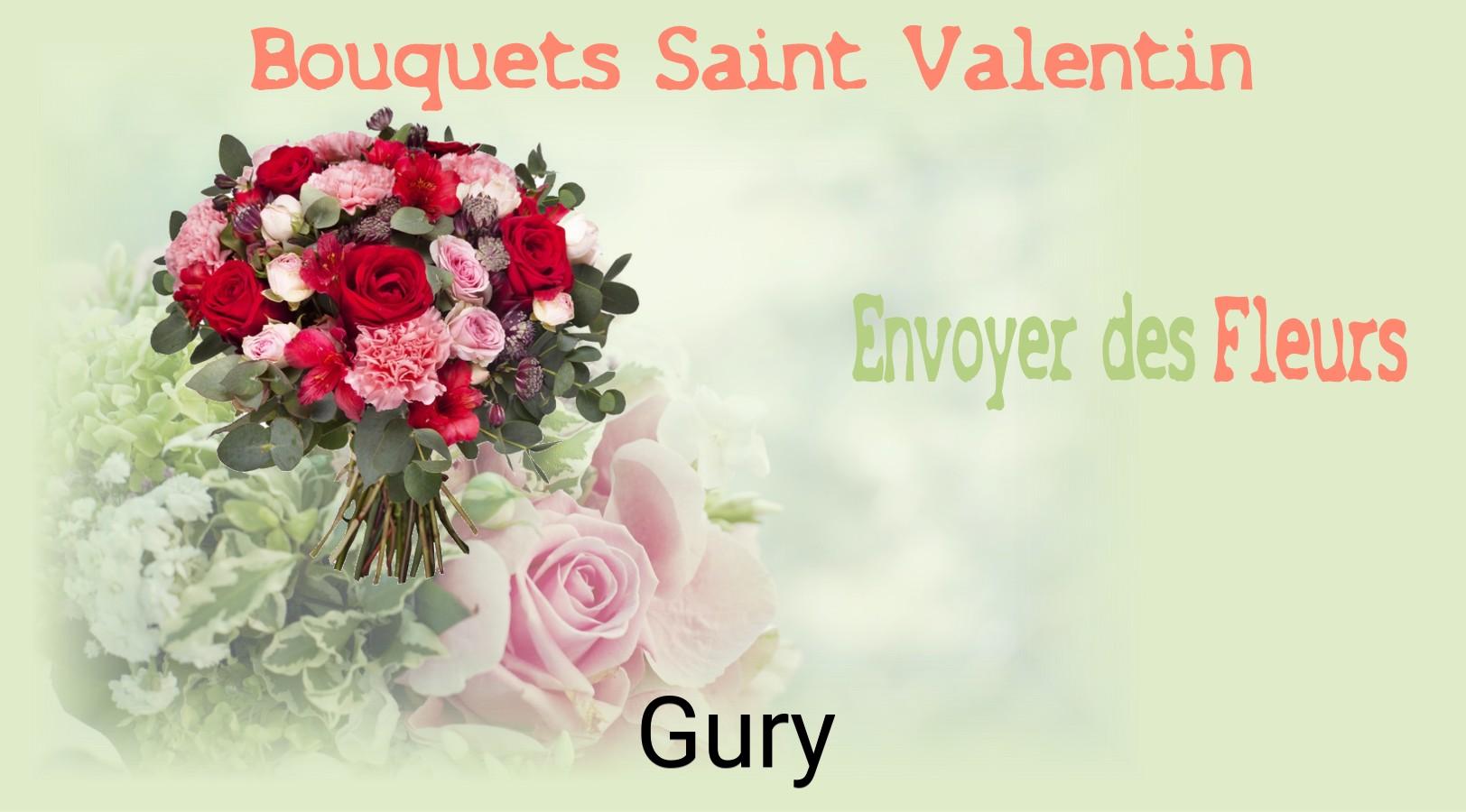 Roses de Saint-Valentin livrées à Gury